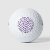 Lavendel-Blätter Golfball (Vorderseite)