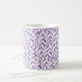 Lavendel-Blätter Kaffeetasse (Mittel)