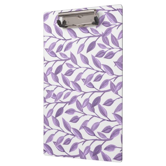 Lavendel-Blätter Klemmbrett (Links)