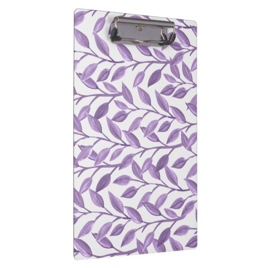 Lavendel-Blätter Klemmbrett (Rechts)