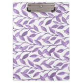 Lavendel-Blätter Klemmbrett (Vorderseite)