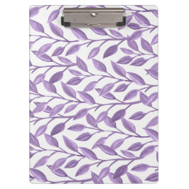 Lavendel-Blätter Klemmbrett