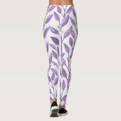 Lavendel-Blätter Leggings (Rückseite)