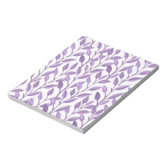 Lavendel-Blätter Notizblock (Rotiert)