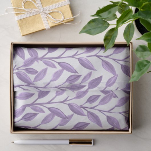 Lavendel-Blätter Seidenpapier (Geschenk)