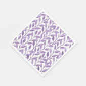 Lavendel-Blätter Serviette (Ecke)