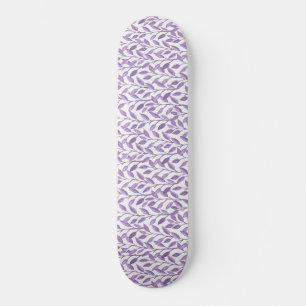 Lavendel-Blätter Skateboard