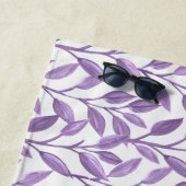 Lavendel-Blätter Strandtuch (Beispiel)
