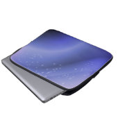 Lavendel-Blau Laptopschutzhülle (Vorne Knopf)