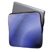 Lavendel-Blau Laptopschutzhülle (Vorderseite Links)