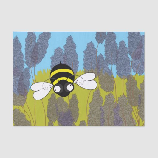 Lavendel Bliss Tissue Paper Seidenpapier (Vorderseite)