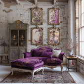 Lavendel Blooms, Ballerinas Rücken, Fantasie Seidenpapier