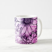Lavendel Bloral Tasse (VorderseiteRechts)