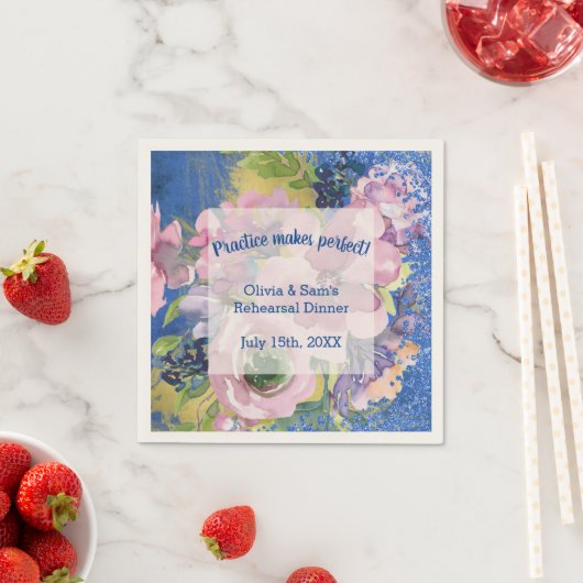 Lavendel Blues Probe Serviette (Beispiel)