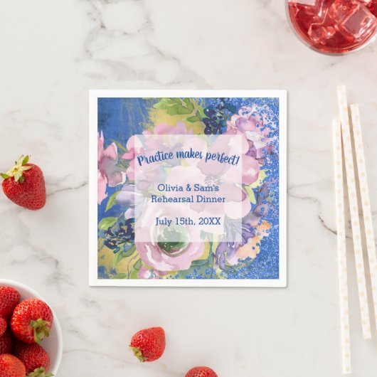 Lavendel Blues Probe Serviette (Beispiel)