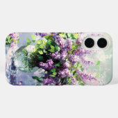 Lavendel blühender Fliederstrauß Case-Mate iPhone Hülle (Rückseite (Horizontal))