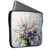Lavendel blühender Fliederstrauß Laptopschutzhülle (Vorne Rechts)