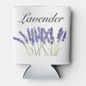 Lavendel Blume Aquarellkräuter lila schick Dosenkühler (Vorderseite)