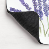 Lavendel Blume Aquarellkräuter lila schick Mousepad (Ecke)