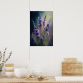 Lavendel Blume Art Print Poster (Küche)