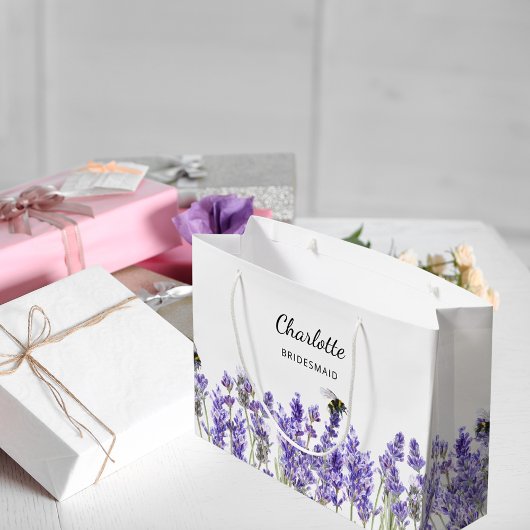 Lavendel-Blume Bienenvölker Große Geschenktüte