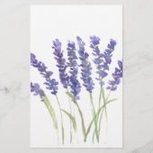 Lavendel-Blume Briefpapier (Vorderseite)