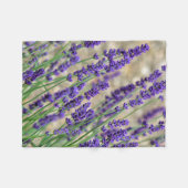 Lavendel-Blume Fleecedecke (Vorderseite (Horizontal))