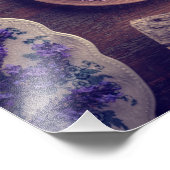 Lavendel-Blume Fotodruck (Ecke)