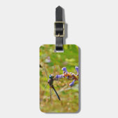 Lavendel-Blume Gepäckanhänger (Vorderseite vertikal)