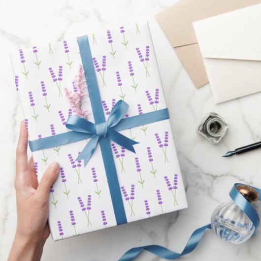 Lavendel-Blume Geschenkpapier (Schenken)