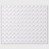 Lavendel-Blume Geschenkpapier (Flach)