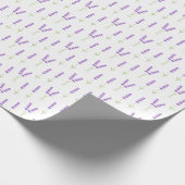 Lavendel-Blume Geschenkpapier (Ecke)