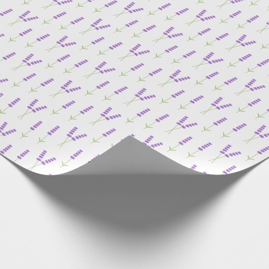 Lavendel-Blume Geschenkpapier (Ecke)