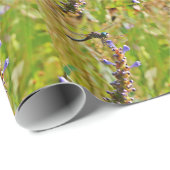 Lavendel-Blume Geschenkpapier (Rolleneckpunkt)