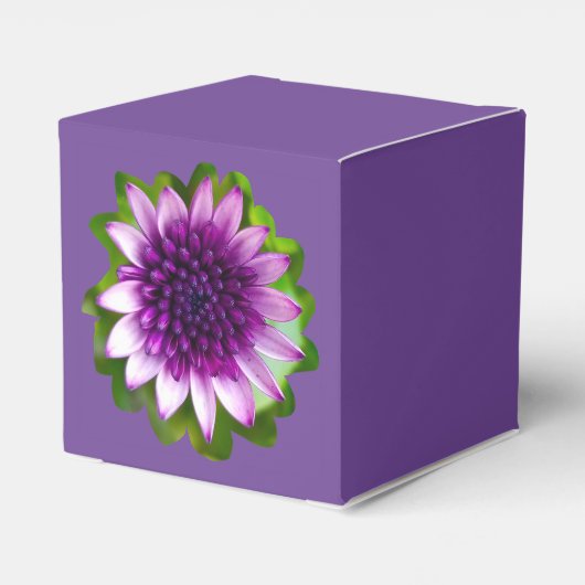 Lavendel-Blume Geschenkschachtel (Rückseite)