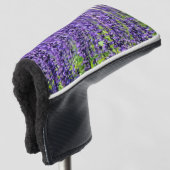 Lavendel-Blume Golf Headcover (3/4 Vorderseite)