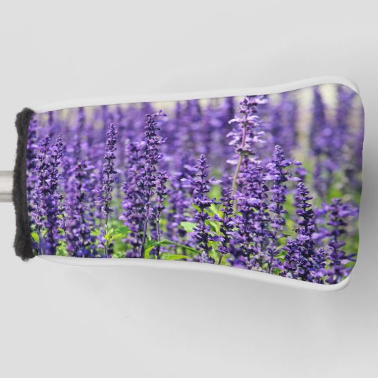 Lavendel-Blume Golf Headcover (Vorderseite)