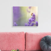 Lavendel Blume Honeybee Nature Foto Leinwanddruck (Insitu (Wohnzimmer))