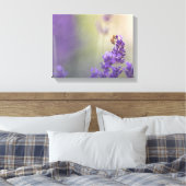 Lavendel Blume Honeybee Nature Foto Leinwanddruck (Insitu (Schlafzimmer))
