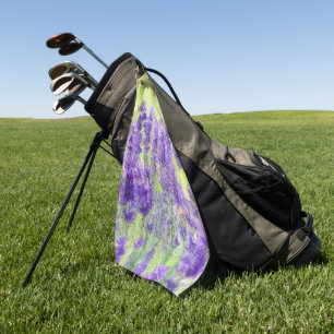 Lavendel Blume Impressionist Wasserfarbe Golfhandtuch