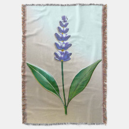 Lavendel Blume in glänzender Eleganz Decke