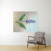 Lavendel Blume in glänzender Eleganz Wandteppich (Beispiel (Horizontal))