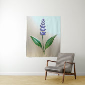 Lavendel Blume in glänzender Eleganz Wandteppich (Beispiel)