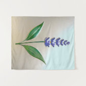 Lavendel Blume in glänzender Eleganz Wandteppich (Vorderseite (Horizontal))