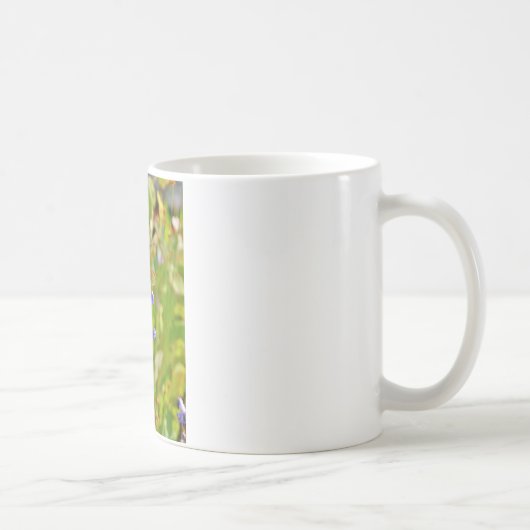 Lavendel-Blume Kaffeetasse (Rechts)