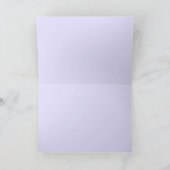 Lavendel Blume Keine Sorge Bienenhappy Karte (Innenseite)