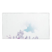 Lavendel-Blume Kissenbezug (Rückseite)