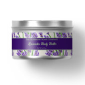 Lavendel Blume Kosmetik Jar Label