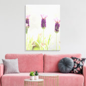 Lavendel-Blume Leinwanddruck (Insitu (Wohnzimmer))