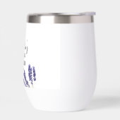 Lavendel Blume Lila Aquarellfarben-Brautparty (Links)